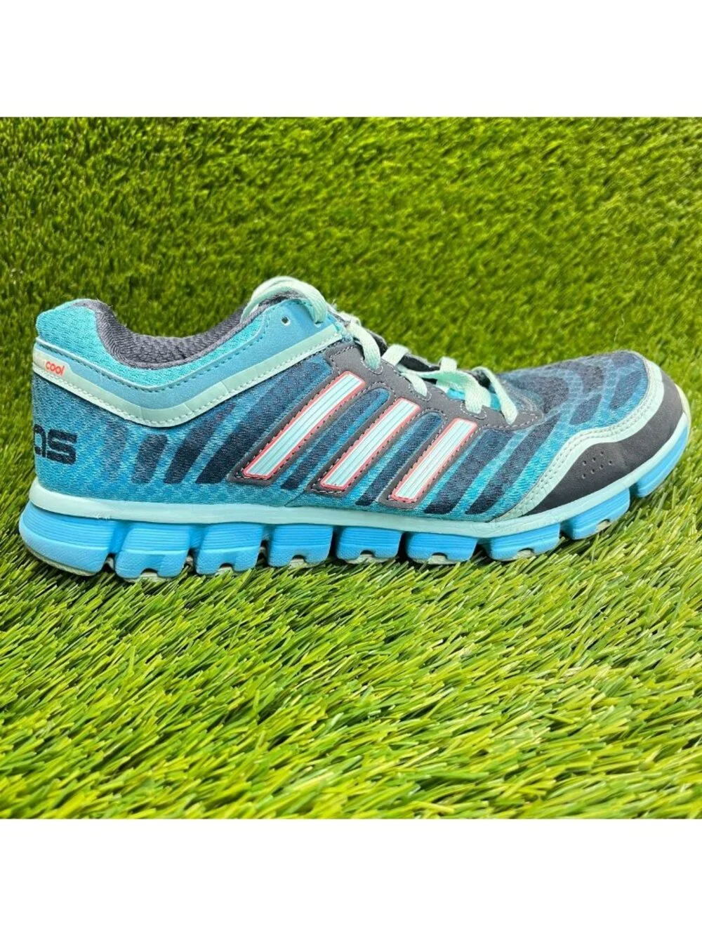 Adidas ClimaCool Aerate 2 Womens Size 8 Blue Athletic Running Shoes Sneakers